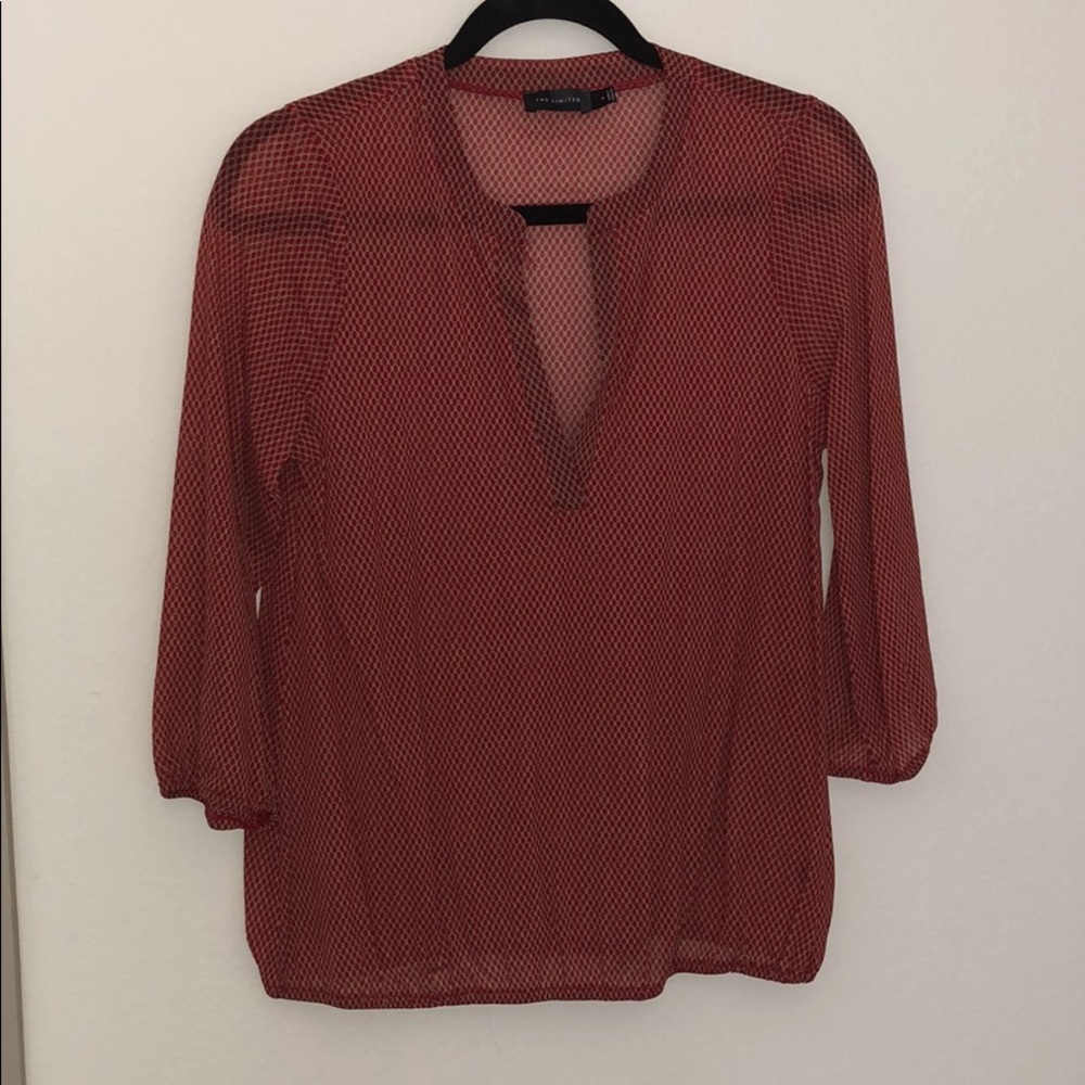 Sheer blouse from The Limited